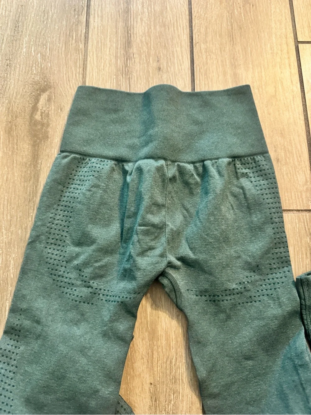 Gymshark Dark Green Seamless High-Waist Leggings